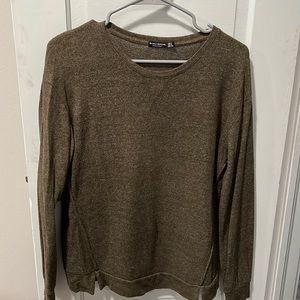 Green Bershka Crew Neck